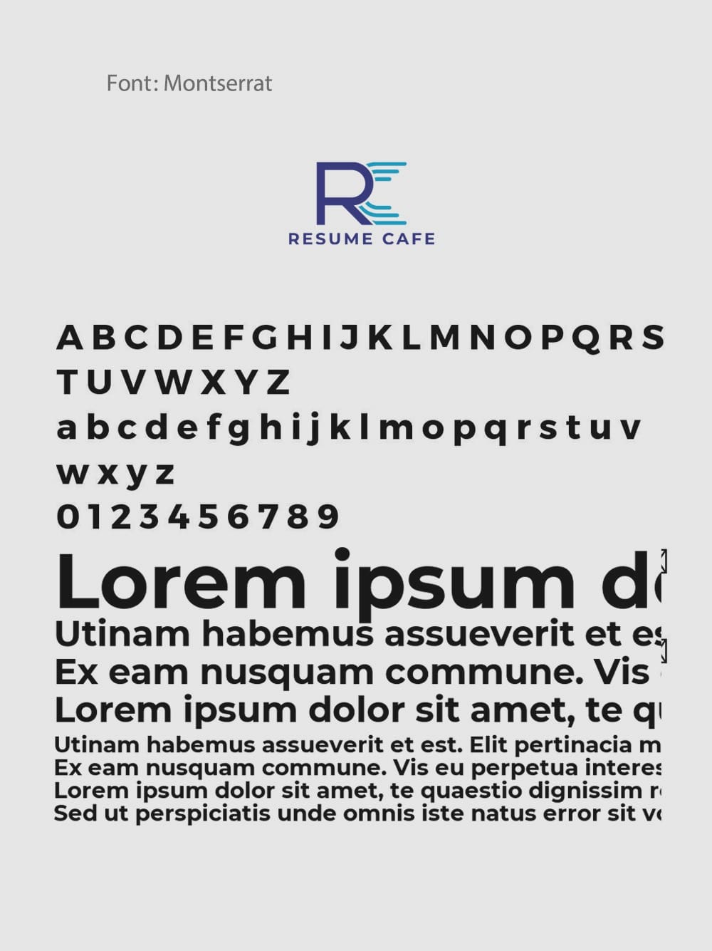 Resume Cafe's New Identity: Blending Professionalism and Style with a Modern Touch