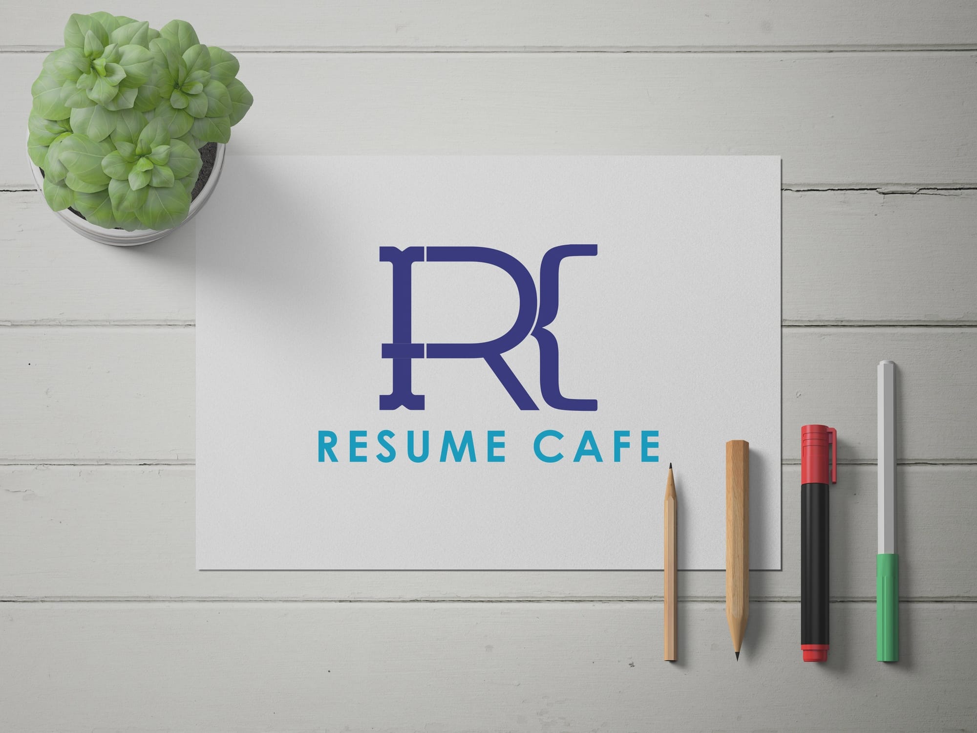 Resume Cafe's New Identity: Blending Professionalism and Style with a Modern Touch