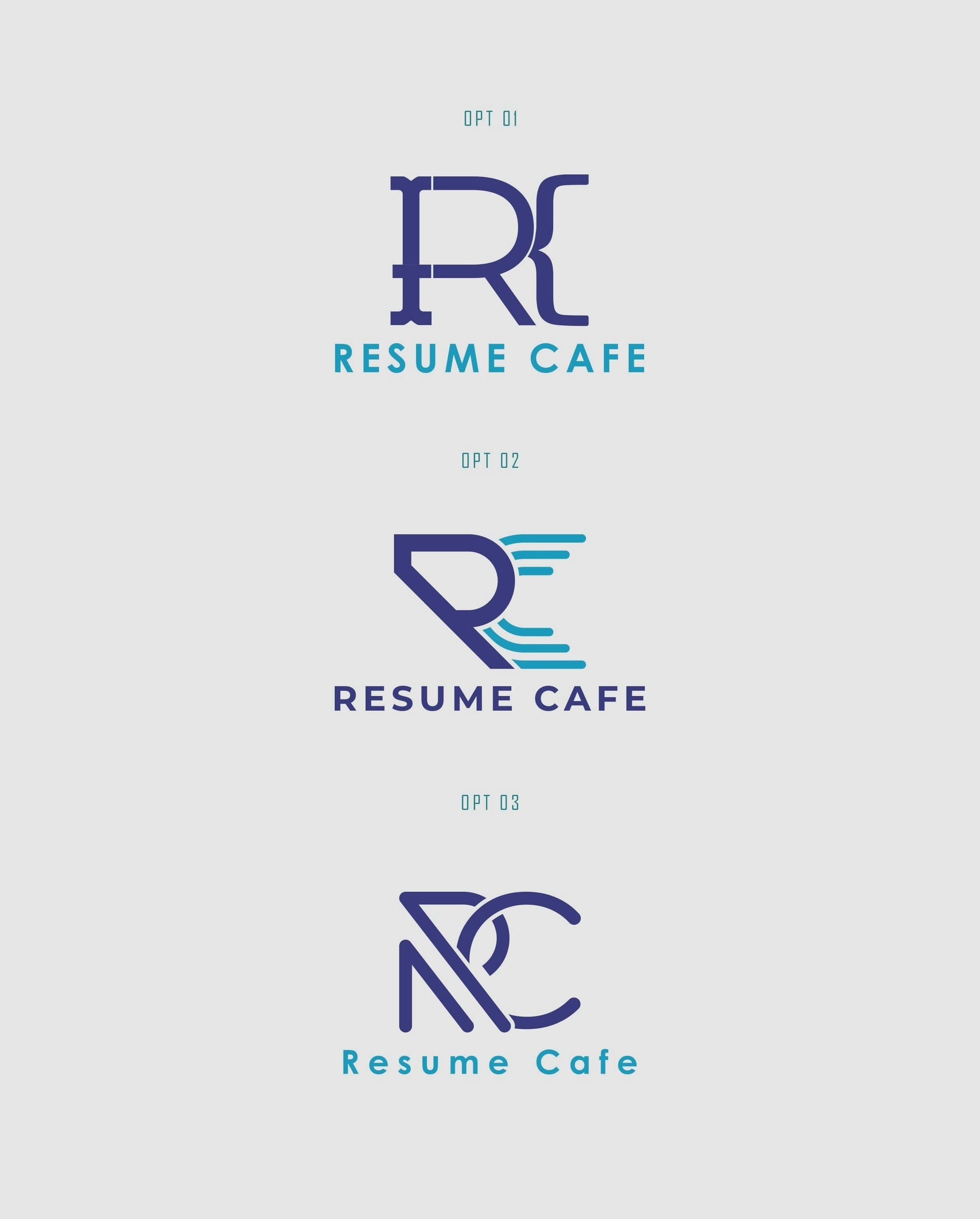 Resume Cafe's New Identity: Blending Professionalism and Style with a Modern Touch