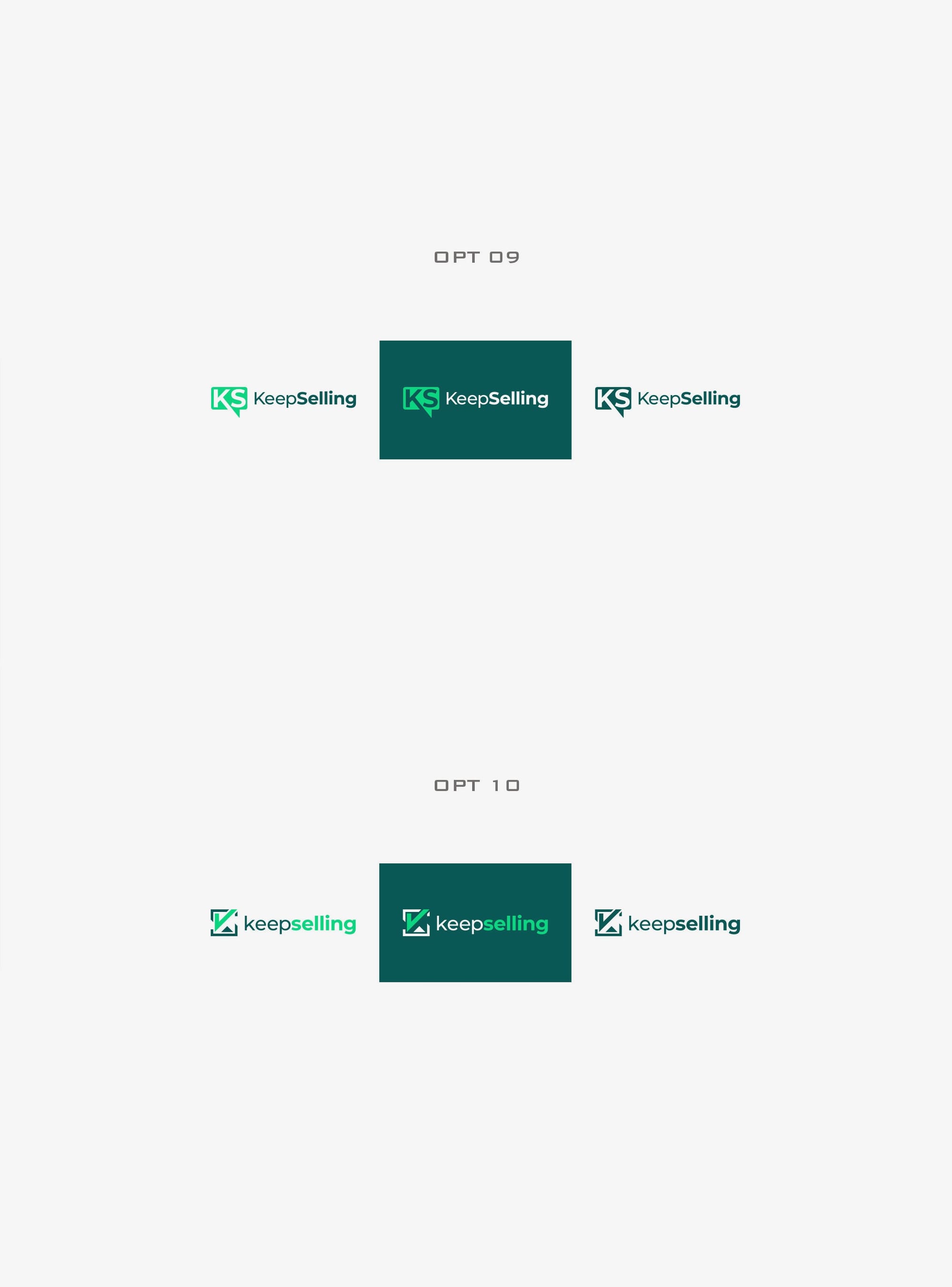Initial logo design options