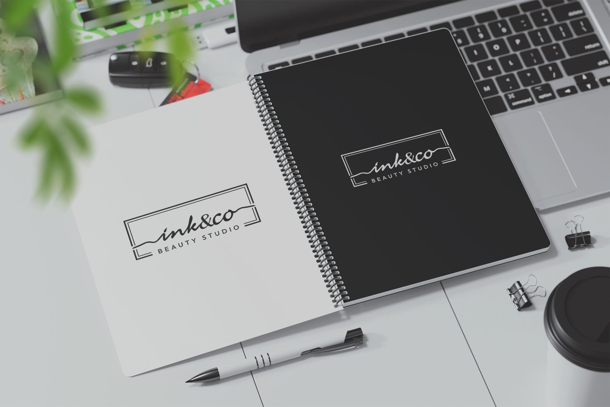 Coil Bound Book Mockup