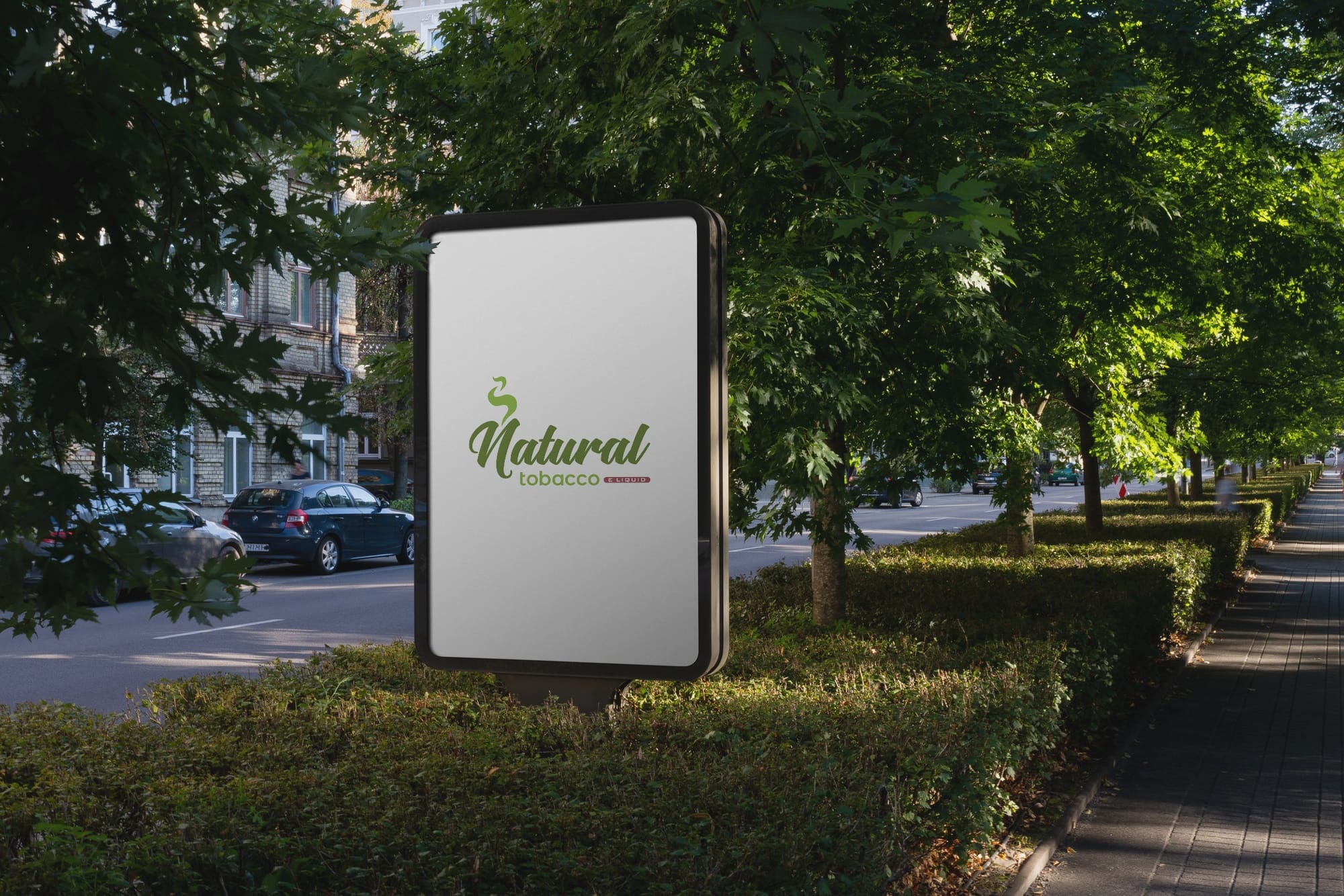 Logo on billboard
