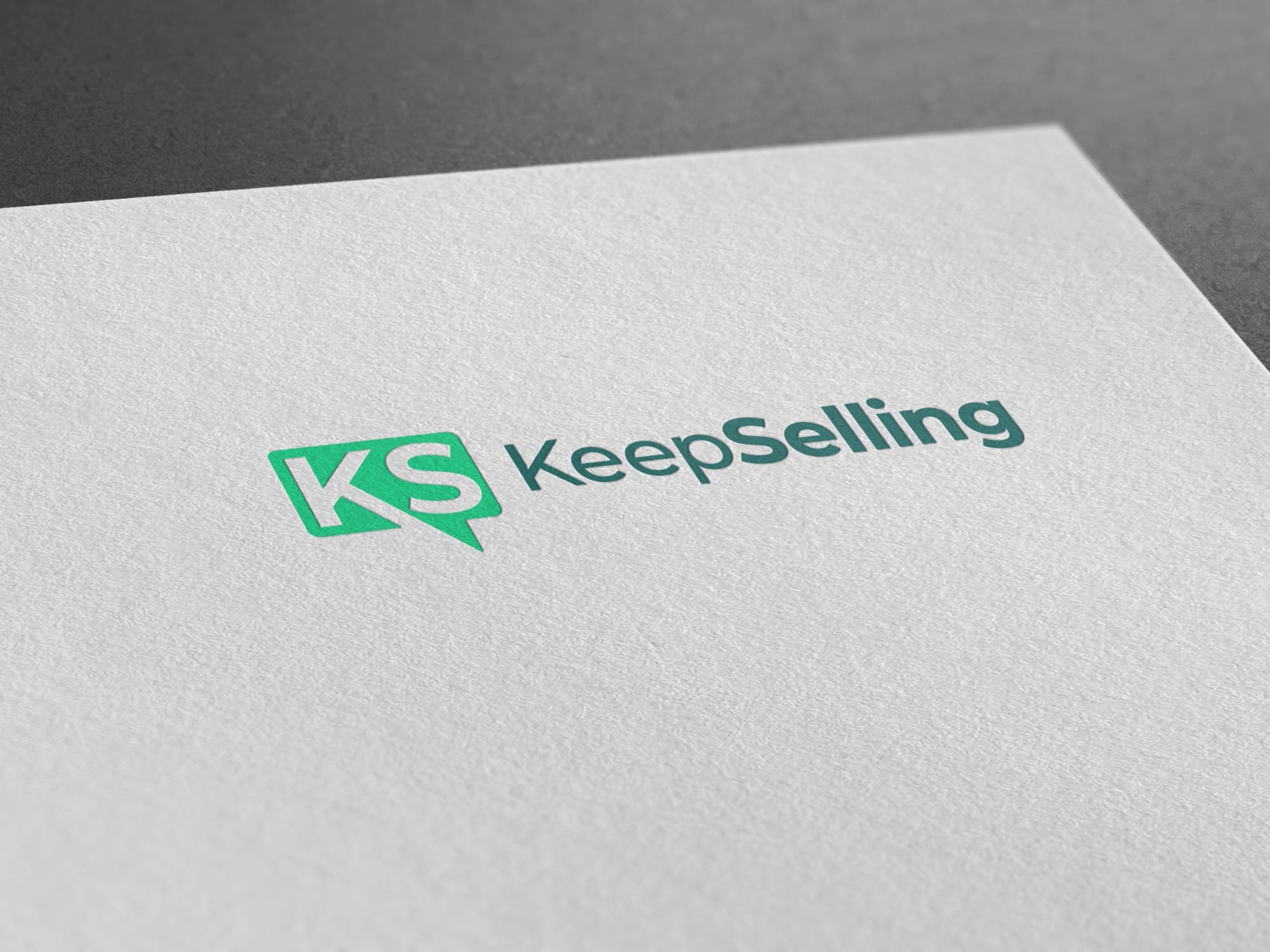 Logo on rough paper