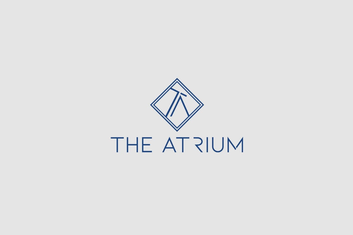 Cover image of The Atrium logo design